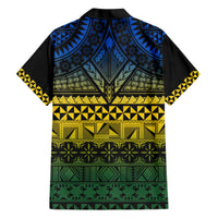 Halo Olaketa Solomon Islands Hawaiian Shirt Melanesian Tribal Pattern Gradient Version LT14 - Polynesian Pride