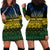 Halo Olaketa Solomon Islands Hoodie Dress Melanesian Tribal Pattern Gradient Version LT14 - Polynesian Pride