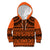 Halo Olaketa Solomon Islands Kid Hoodie Melanesian Tribal Pattern Orange Version LT14 Hoodie Orange - Polynesian Pride