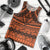 Halo Olaketa Solomon Islands Men Tank Top Melanesian Tribal Pattern Orange Version LT14 - Polynesian Pride