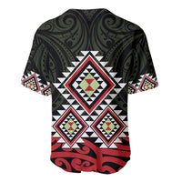 Kia Ora Aotearoa Baseball Jersey 2025 Pasifika Maori Taniko Motifs