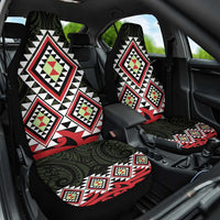 Kia Ora Aotearoa Car Seat Cover 2025 Pasifika Maori Taniko Motifs