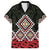 Kia Ora Aotearoa Family Matching Off Shoulder Maxi Dress and Hawaiian Shirt 2025 Pasifika Maori Taniko Motifs