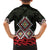 Kia Ora Aotearoa Family Matching Off Shoulder Short Dress and Hawaiian Shirt 2025 Pasifika Maori Taniko Motifs