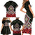 Kia Ora Aotearoa Family Matching Short Sleeve Bodycon Dress and Hawaiian Shirt 2025 Pasifika Maori Taniko Motifs