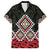 Kia Ora Aotearoa Family Matching Short Sleeve Bodycon Dress and Hawaiian Shirt 2025 Pasifika Maori Taniko Motifs