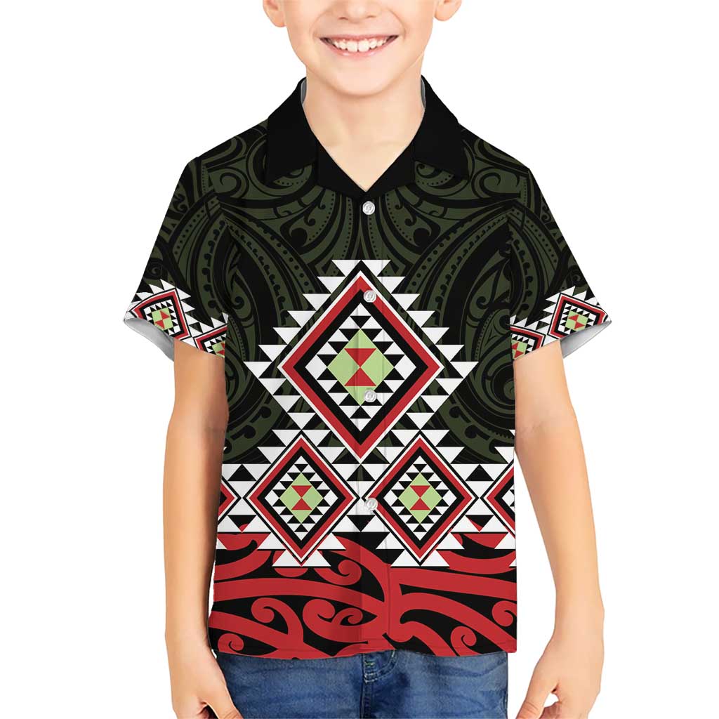 Kia Ora Aotearoa Hawaiian Shirt 2025 Pasifika Maori Taniko Motifs LT14 - Polynesian Pride