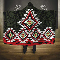 Kia Ora Aotearoa Hooded Blanket 2025 Pasifika Maori Taniko Motifs LT14 - Polynesian Pride