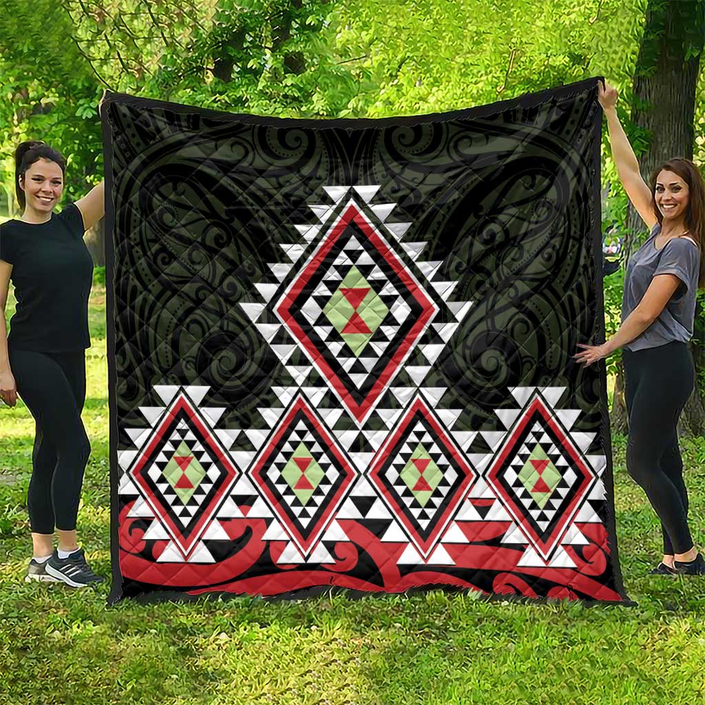 Kia Ora Aotearoa Quilt 2025 Pasifika Maori Taniko Motifs