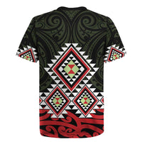 Kia Ora Aotearoa Rugby Jersey 2025 Pasifika Maori Taniko Motifs
