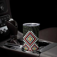 Kia Ora Aotearoa Tumbler Cup 2025 Pasifika Maori Taniko Motifs LT14 - Polynesian Pride