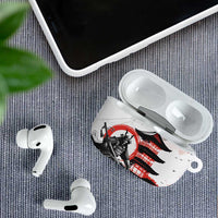 Japanese Samurai Warrior Enso AirPods Case Japan Pagoda Sakura Watercolor LT14 - Polynesian Pride