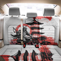 Japanese Samurai Warrior Enso Back Car Seat Cover Japan Pagoda Sakura Watercolor LT14 - Polynesian Pride