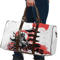 Japanese Samurai Warrior Enso Travel Bag Japan Pagoda Sakura Watercolor LT14 - Polynesian Pride