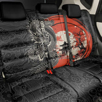 Japanese Dragon Katana Enso Back Car Seat Cover Japan Pagoda Seamless Cloud LT14 - Polynesian Pride