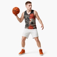 Japanese Dragon Katana Enso Basketball Jersey Japan Pagoda Seamless Cloud LT14 - Polynesian Pride