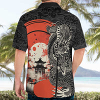 Japanese Dragon Katana Enso Hawaiian Shirt Japan Pagoda Seamless Cloud LT14 - Polynesian Pride