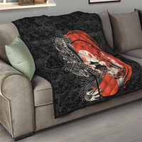 Japanese Dragon Katana Enso Quilt Japan Pagoda Seamless Cloud - Polynesian Pride