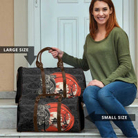 Japanese Dragon Katana Enso Travel Bag Japan Pagoda Seamless Cloud LT14 - Polynesian Pride