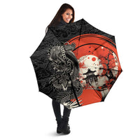Japanese Dragon Katana Enso Umbrella Japan Pagoda Seamless Cloud LT14 - Polynesian Pride
