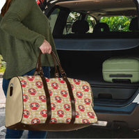 Japanese Daruma Doll Travel Bag Palaka With Seamless Bamboo Pattern LT14 - Polynesian Pride