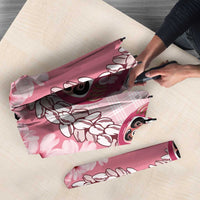 Japanese Daruma Doll Palaka Umbrella Cherry Blossoms With Shell Lei LT14 - Polynesian Pride