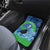 New Zealand Chatham Islands Car Mats Wharekauri Forget Me Not With Black Robin