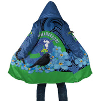 New Zealand Chatham Islands Cloak Wharekauri Forget Me Not With Black Robin - Polynesian Pride