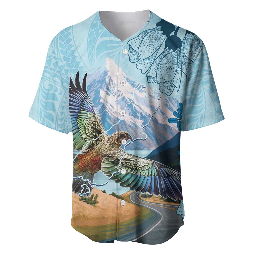 New Zealand South Island Baseball Jersey Te Waipounamu Aoraki Kea Bird
