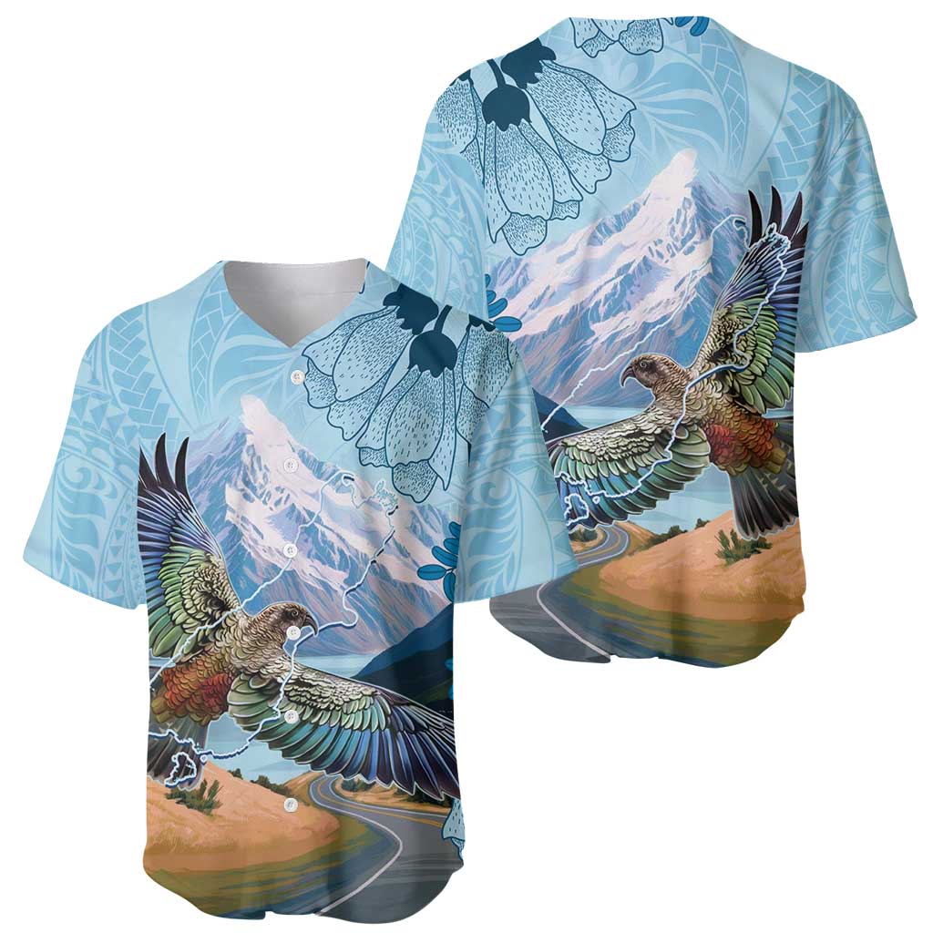 New Zealand South Island Baseball Jersey Te Waipounamu Aoraki Kea Bird