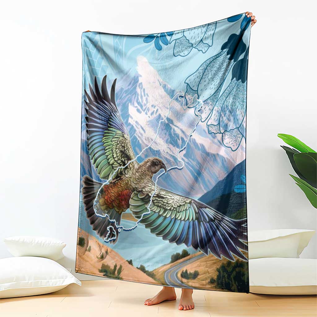 New Zealand South Island Blanket Te Waipounamu Aoraki Kea Bird LT14 - Polynesian Pride