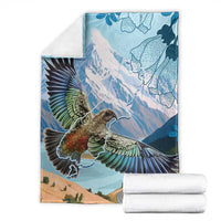 New Zealand South Island Blanket Te Waipounamu Aoraki Kea Bird LT14 - Polynesian Pride