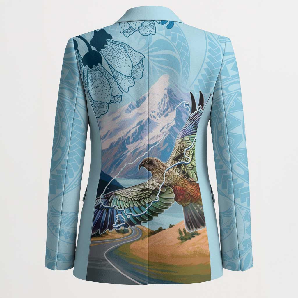 New Zealand South Island Blazer Te Waipounamu Aoraki Kea Bird - Polynesian Pride