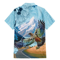 New Zealand South Island Family Matching Mermaid Dress and Hawaiian Shirt Te Waipounamu Aoraki Kea Bird