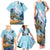 New Zealand South Island Family Matching Tank Maxi Dress and Hawaiian Shirt Te Waipounamu Aoraki Kea Bird