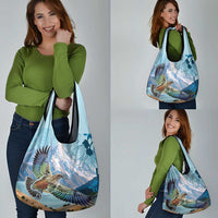 New Zealand South Island Grocery Bag Te Waipounamu Aoraki Kea Bird