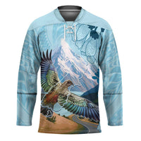New Zealand South Island Hockey Jersey Te Waipounamu Aoraki Kea Bird - Polynesian Pride