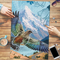 New Zealand South Island Puzzle Te Waipounamu Aoraki Kea Bird - Polynesian Pride
