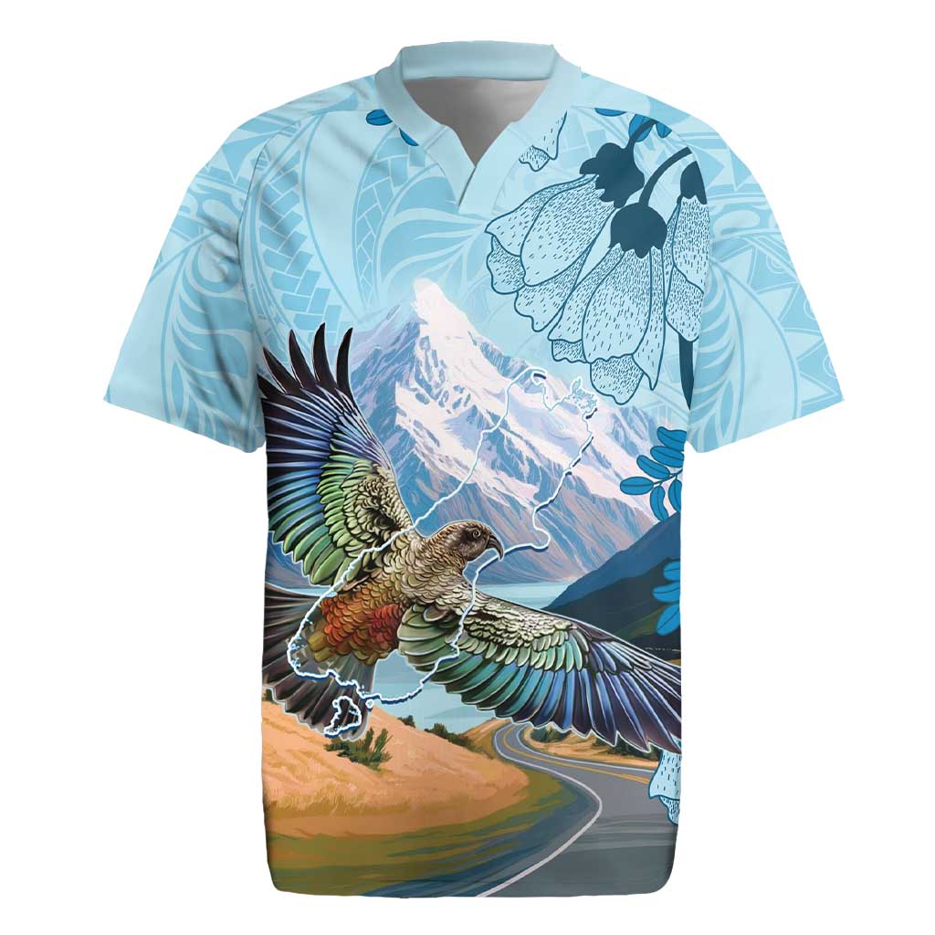New Zealand South Island Rugby Jersey Te Waipounamu Aoraki Kea Bird