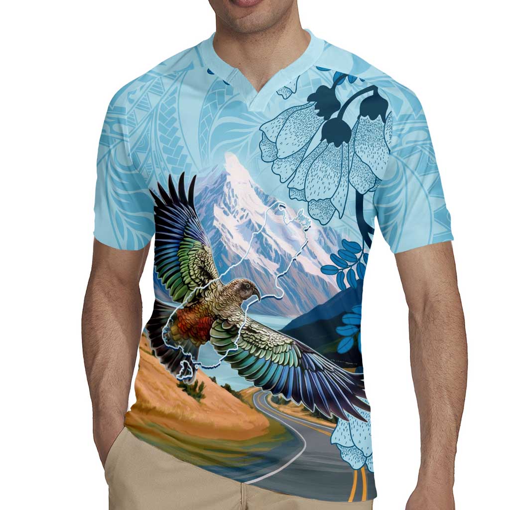 New Zealand South Island Rugby Jersey Te Waipounamu Aoraki Kea Bird