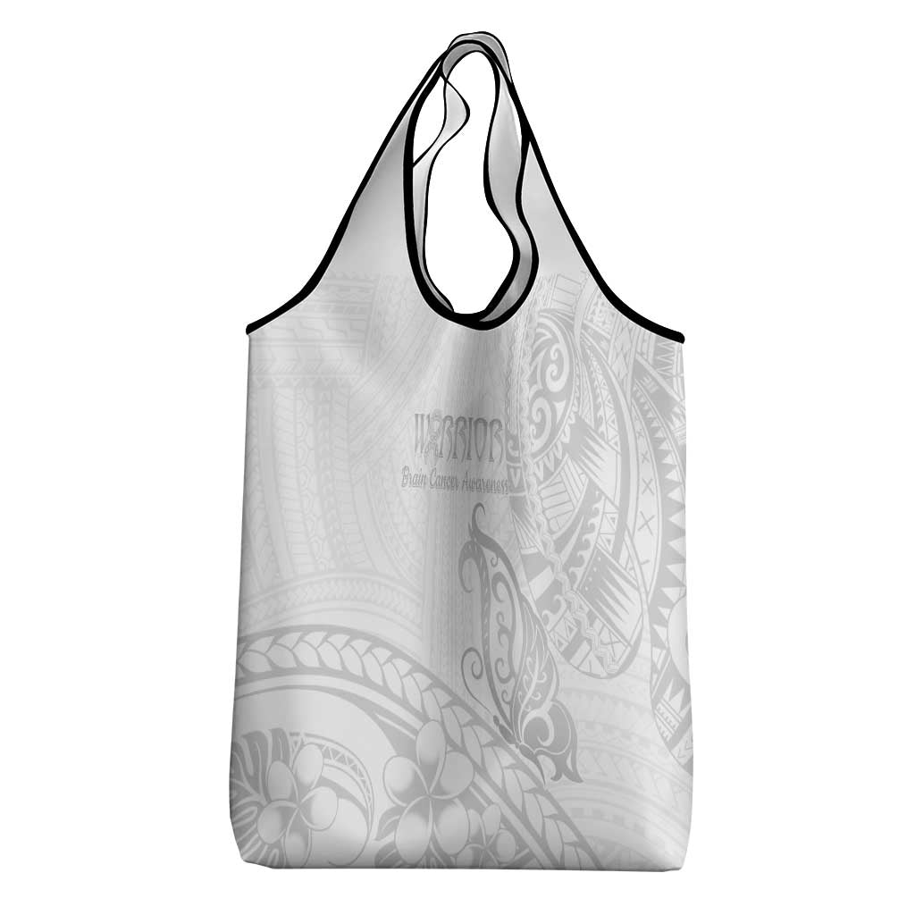 Polynesia Brain Cancer Awareness Grocery Bag In May We Wear Grey LT14 - Polynesian Pride