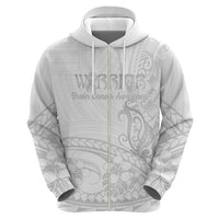Polynesia Brain Cancer Awareness Zip Hoodie In May We Wear Grey