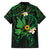 Polynesia Mental Health Awareness Family Matching Summer Maxi Dress and Hawaiian Shirt Green Ribbon Be Kind To Your Mind