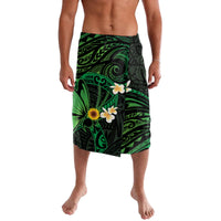 Polynesia Mental Health Awareness Lavalava Green Ribbon Be Kind To Your Mind LT14 Green - Polynesian Pride