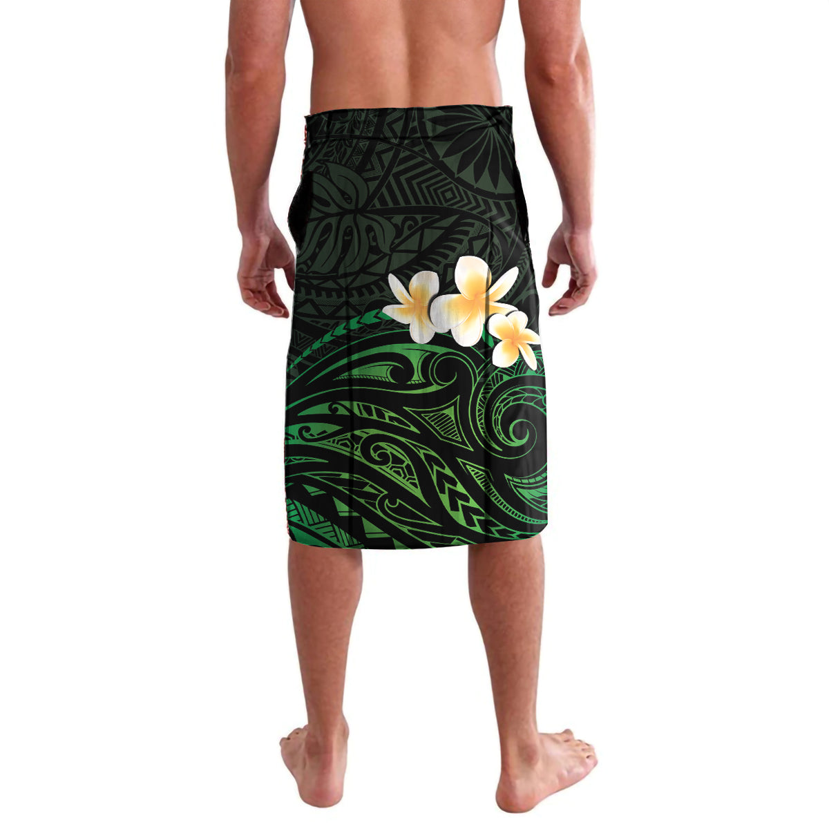 Polynesia Mental Health Awareness Lavalava Green Ribbon Be Kind To Your Mind LT14 - Polynesian Pride