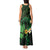 Polynesia Mental Health Awareness Tank Maxi Dress Green Ribbon Be Kind To Your Mind