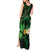 Polynesia Mental Health Awareness Tank Maxi Dress Green Ribbon Be Kind To Your Mind