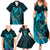 Polynesia World Ovarian Cancer Day Family Matching Summer Maxi Dress and Hawaiian Shirt You Matter Polynesian Women