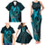 Polynesia World Ovarian Cancer Day Family Matching Tank Maxi Dress and Hawaiian Shirt You Matter Polynesian Women