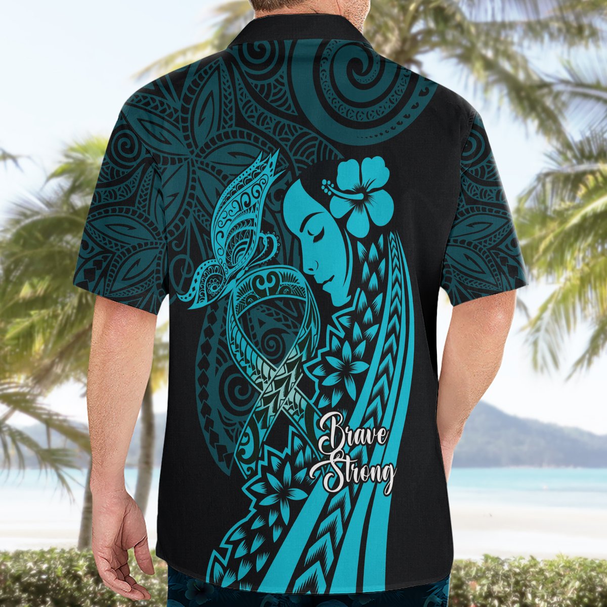 Polynesia World Ovarian Cancer Day Hawaiian Shirt You Matter Polynesian Women LT14 - Polynesian Pride